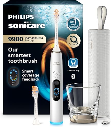 Amazon.com: Philips Sonicare 9900 Prestige Electric Toothbrush, 1